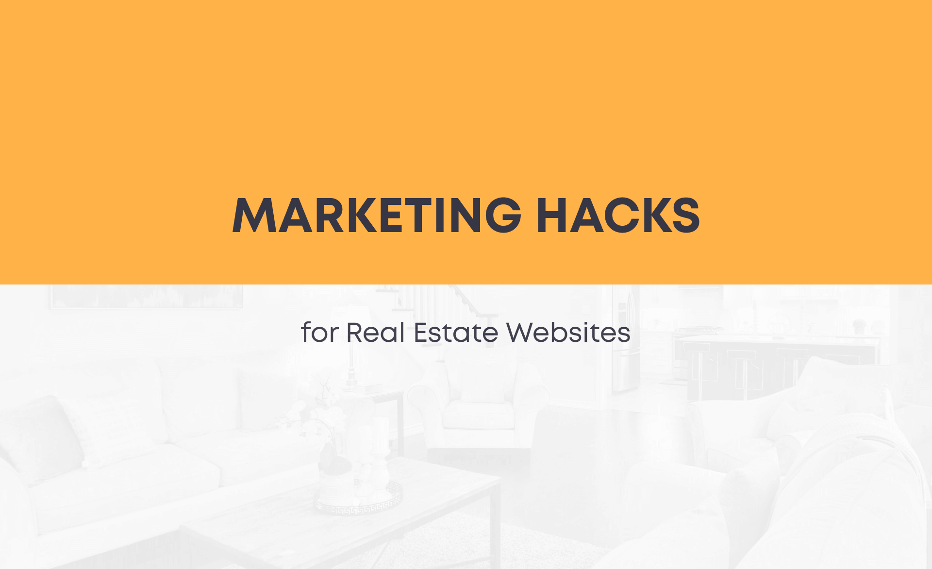 marketing hacks for real estate image